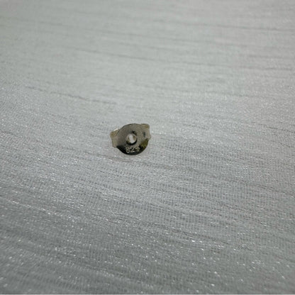 S925 Circle Swirl Turquoise Stud Earrings