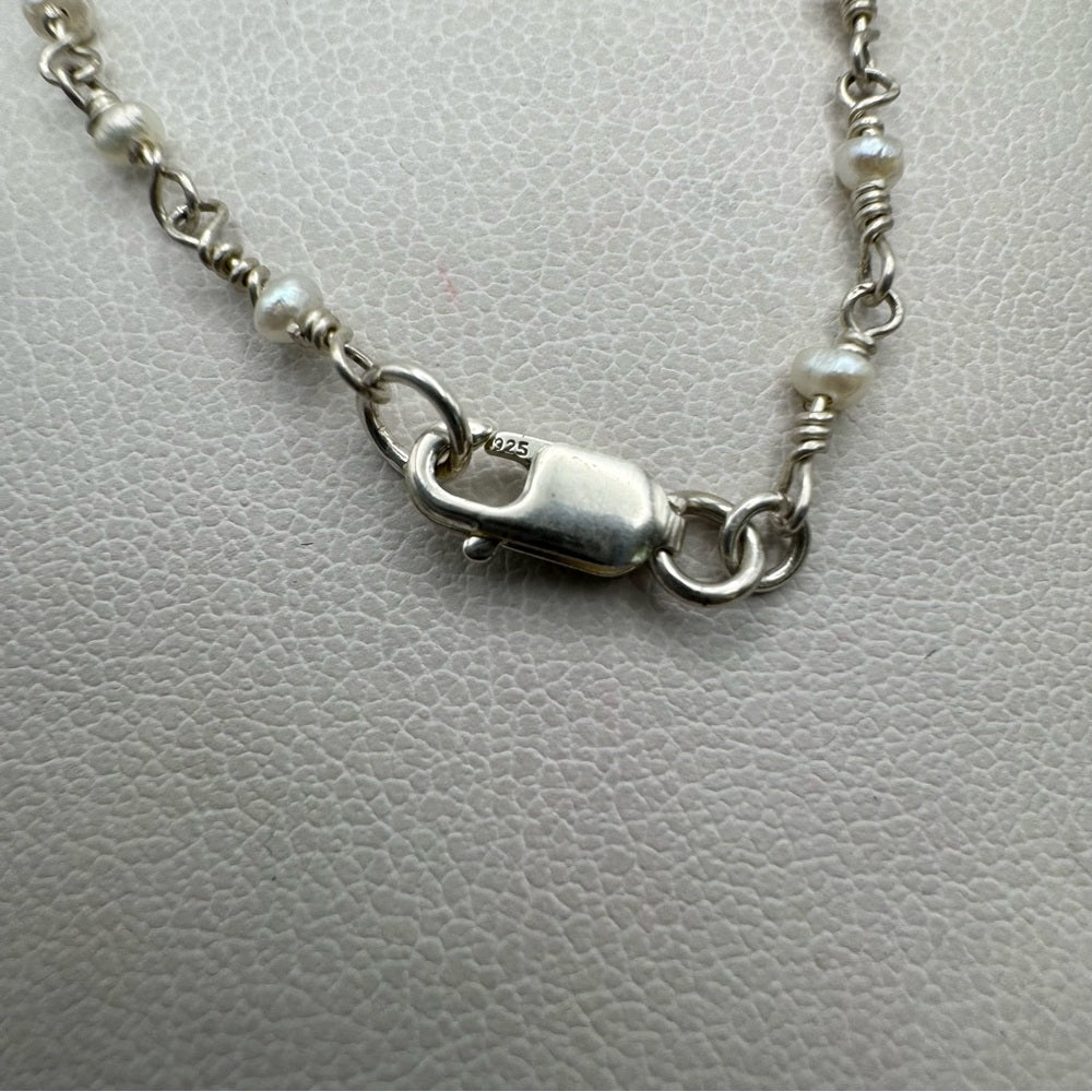 S925 Micro Freshwater Pearl Handmade Necklace