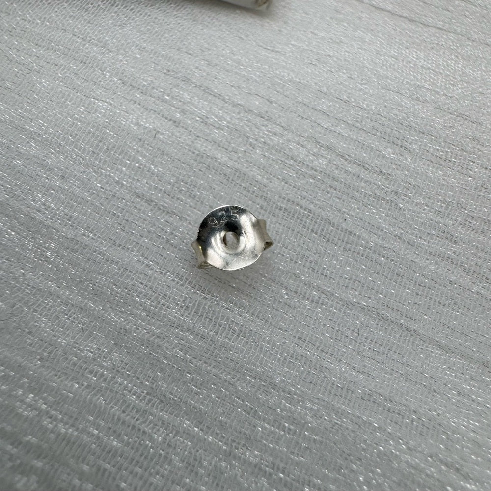 Purple Amethyst Oval S925 Stud Earrings