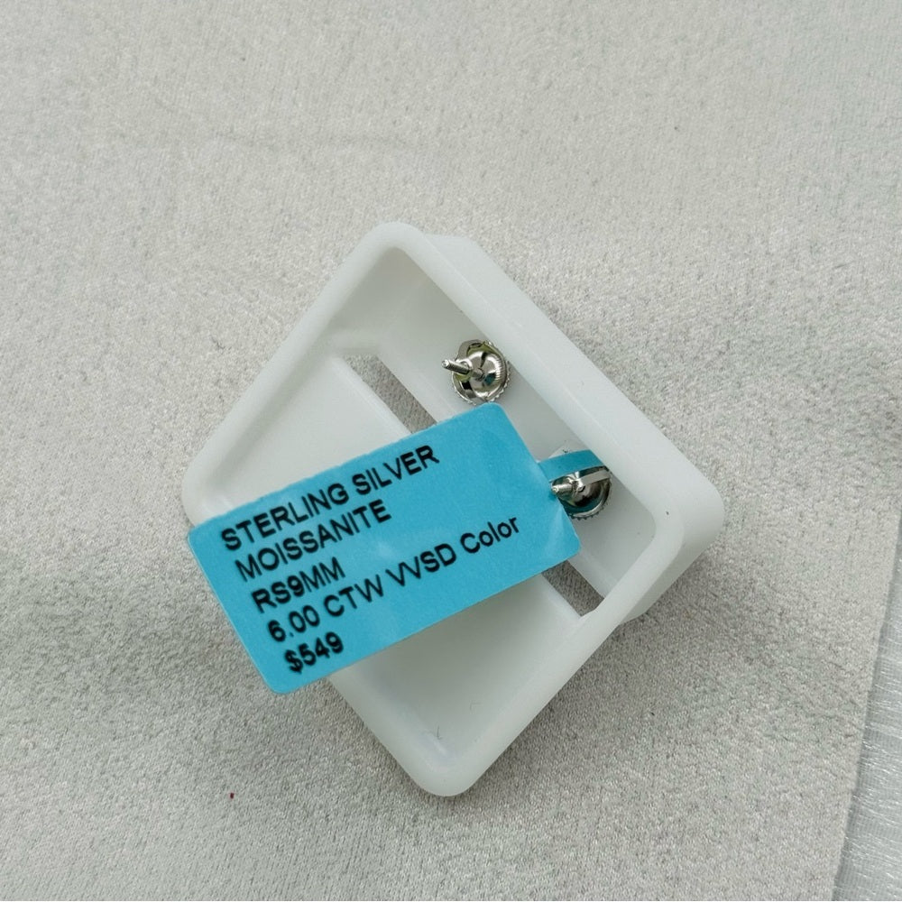 3.0 CT * 2 Moissanite Diamond Round Stud Earrings