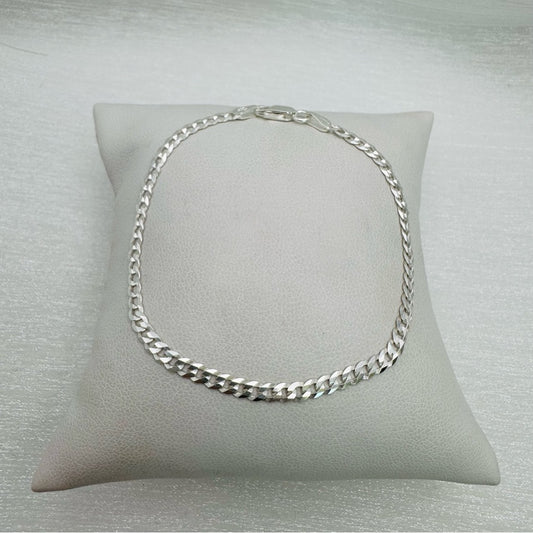 S925 Sterling Silver Cuban Link Bracelet