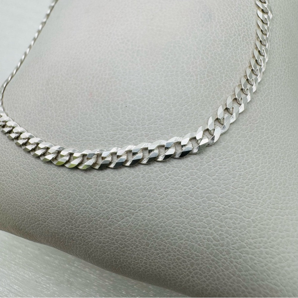 S925 Sterling Silver Cuban Link Bracelet