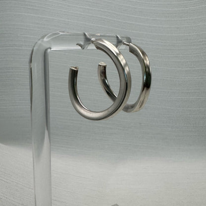 18mm | Sterling Silver Hoop