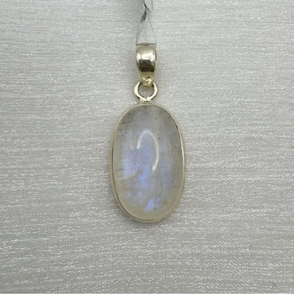 Rainbow Moonstone Oval S925 Pendant
