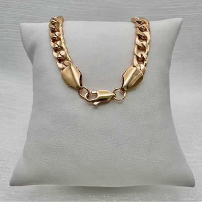 Rose Gold Filled Cuban Chain Necklace