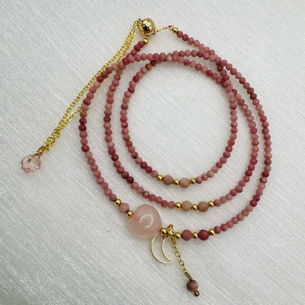 Rhodonite Adjustable Necklace