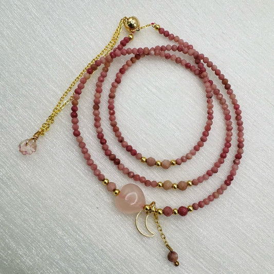 Rhodonite Adjustable Necklace