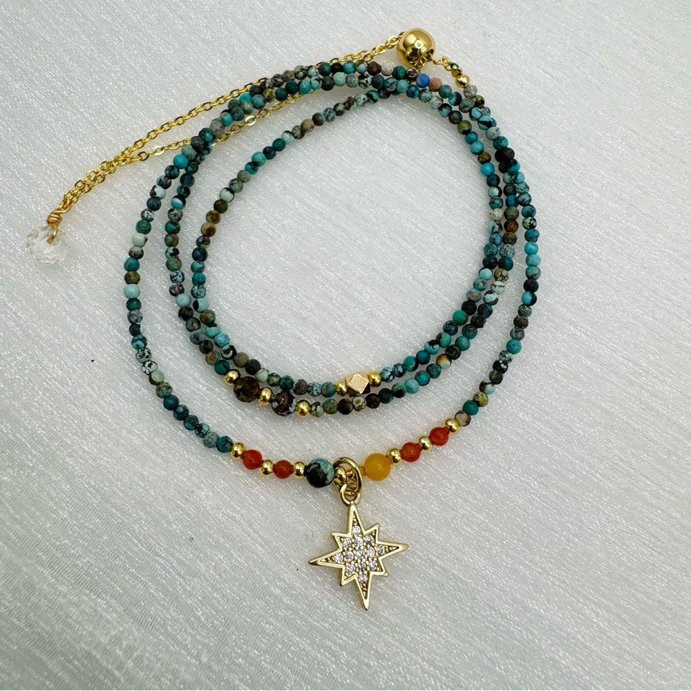 Turquoise Adjustable Necklace