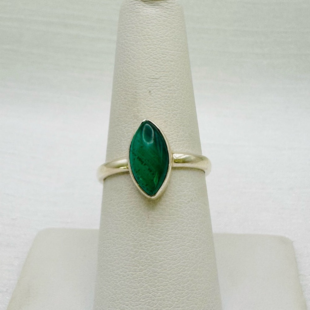 S925 Malachite Ring