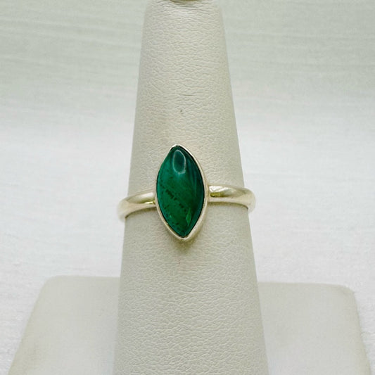 S925 Malachite Ring