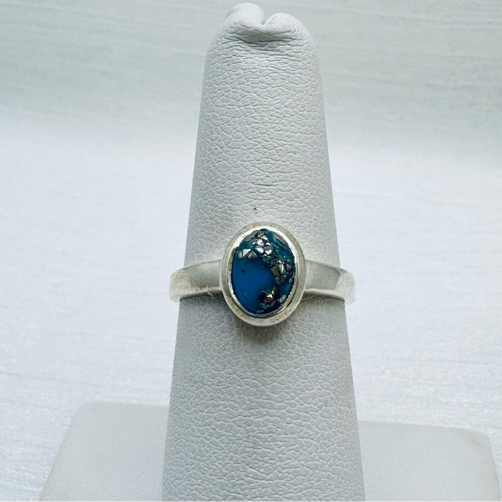 S925 Peruvian Turquoise Ring