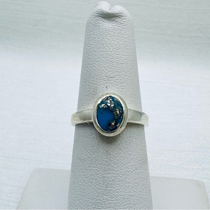 S925 Peruvian Turquoise Ring