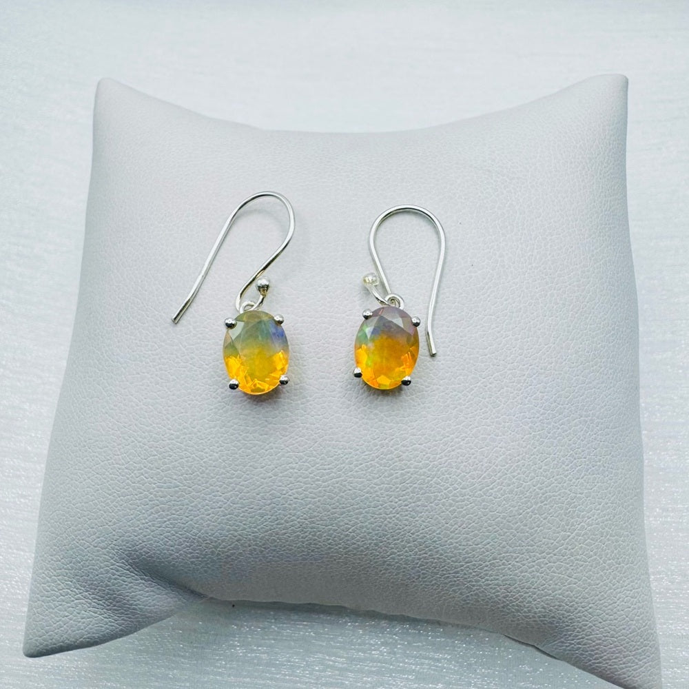 Ethiopian Opal Earrings