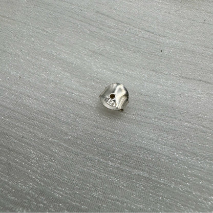 S925 Oval Ruby Stud Earrings