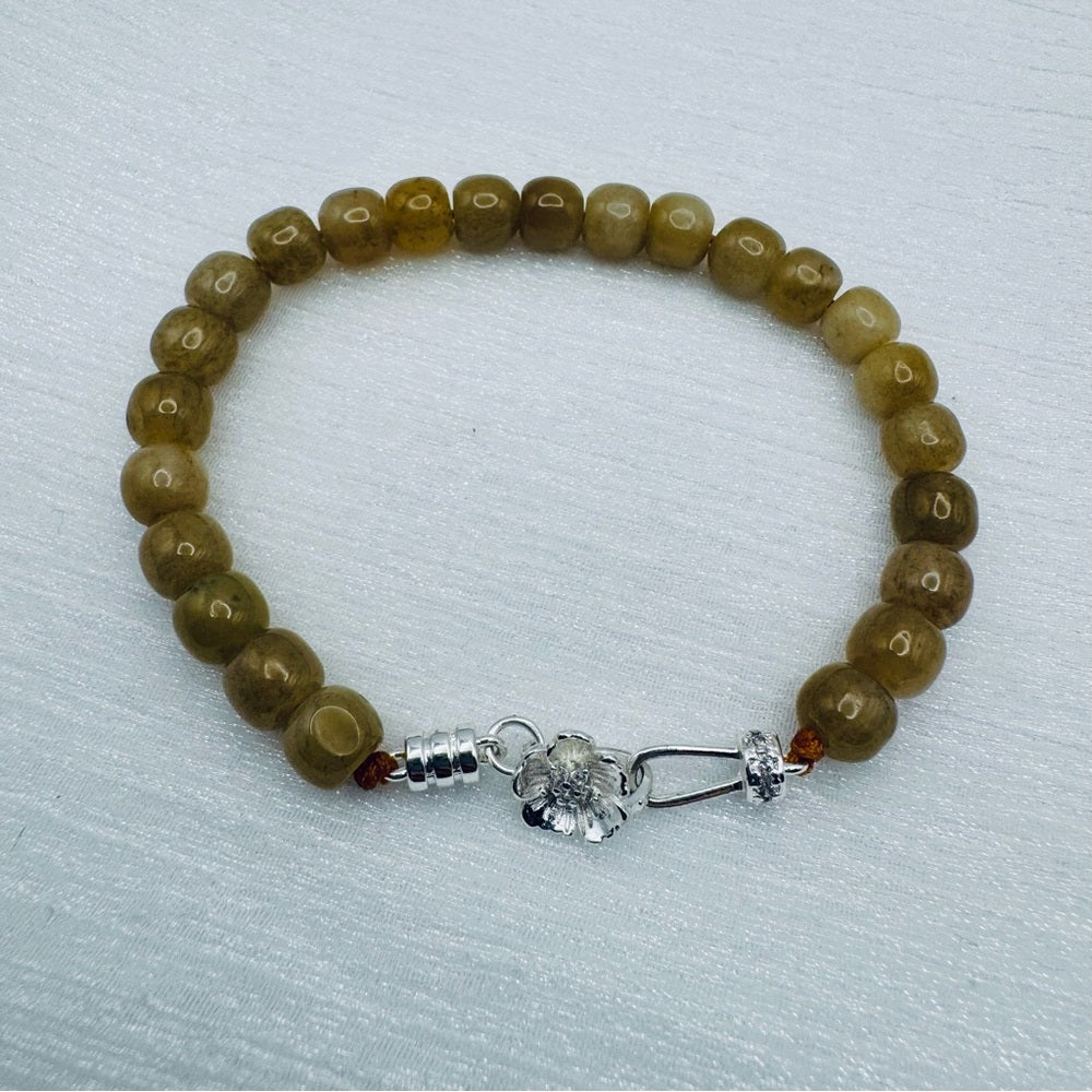Brown Jade Gemstone Bracelet