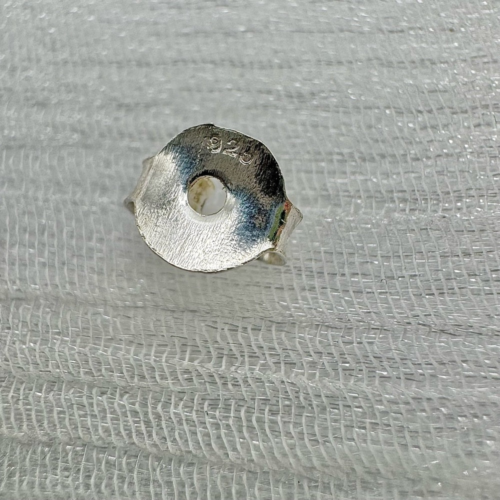 Rose Quartz Teardrop Stud Earrings