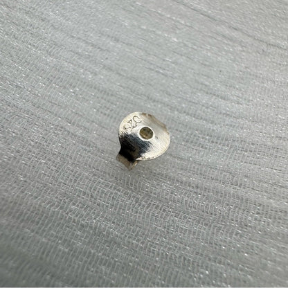 S925 Round Braided Tigers Eye Stud Earrings