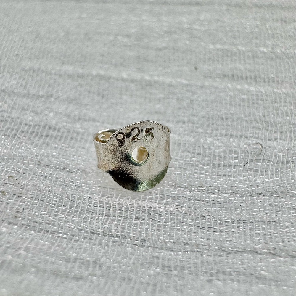 Garnet Oval Stud Earrings