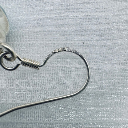 S925 Larimar Dangle Earrings