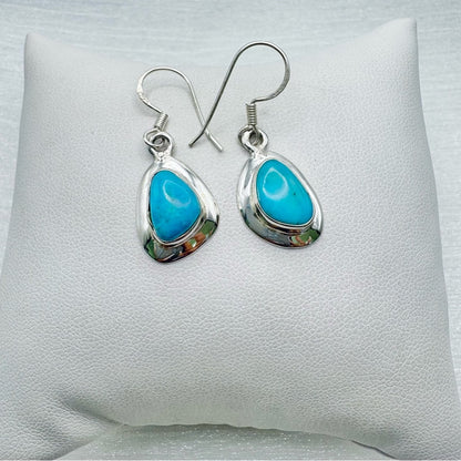 S925 Turquoise Dangle Earrings