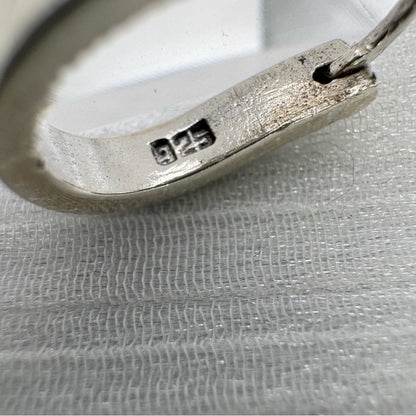 S925 Marcasite Huggies