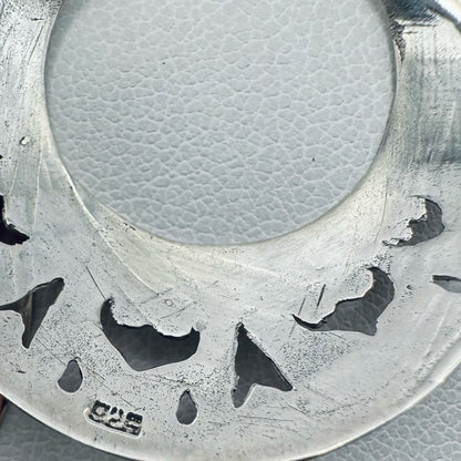 S925 Flame Dangle Earrings