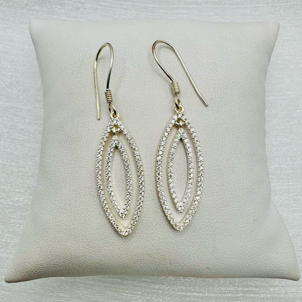 AAA CZ Dangle Earrings