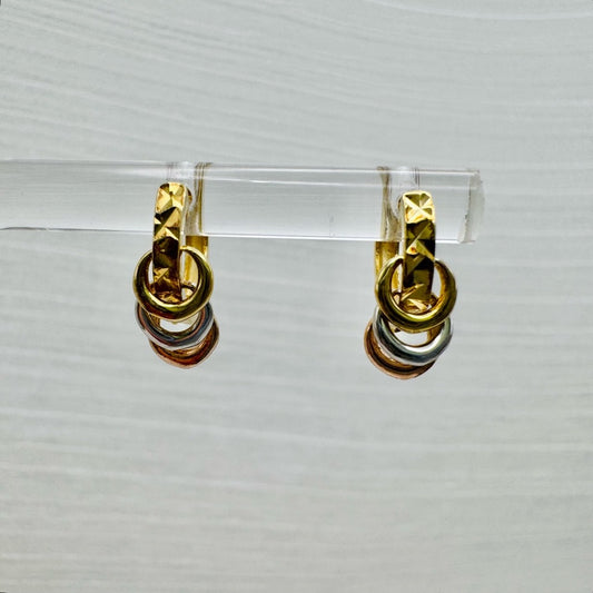 S925 Tricolor Huggies