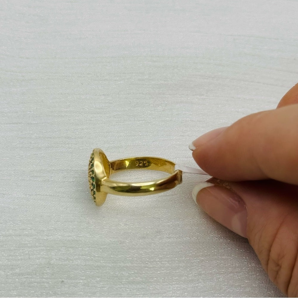 S925 Evil Eye CZ Ring