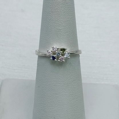S925 Mixed Gemstone Ring