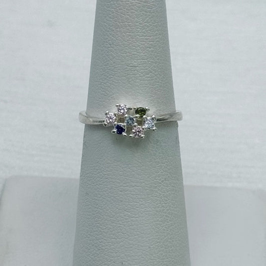 S925 Mixed Gemstone Ring