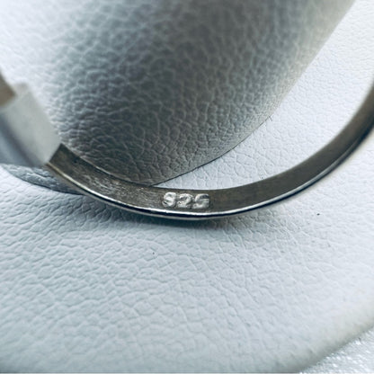 S925 Rose Quartz Round Ring