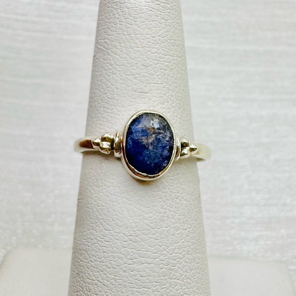 S925 Lapis Oval Ring