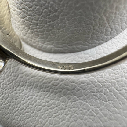 S925 Dark Blue Sandstone Ring