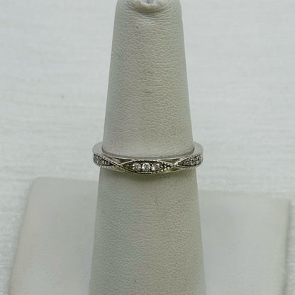 S925 Twisted Amelia Crystal Band