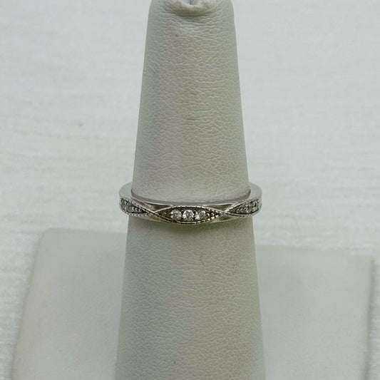 S925 Twisted Amelia Crystal Band