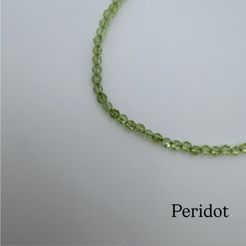 Peridot Gemstone Magnetic Bracelets/Extenders 7”