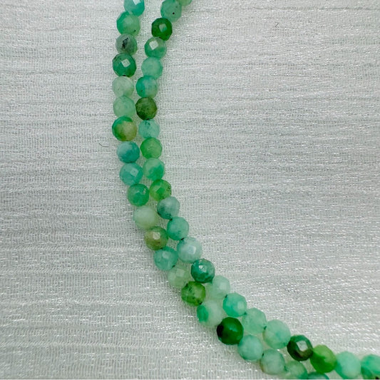 Green Aventurine Beaded Gemstone Necklace