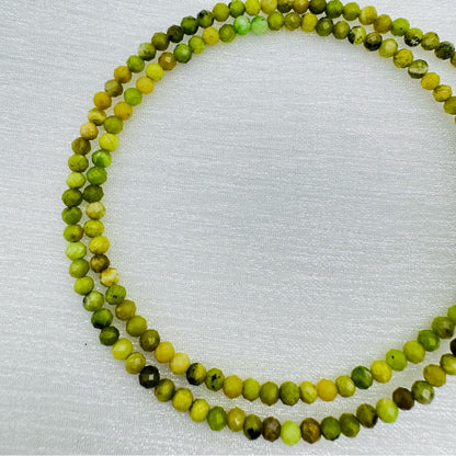 Yellow Jasper Beaded Necklace