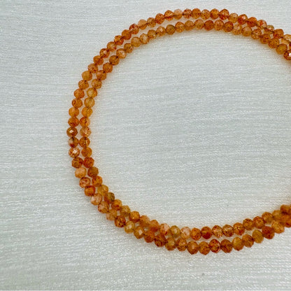 Sunstone Beaded Necklace