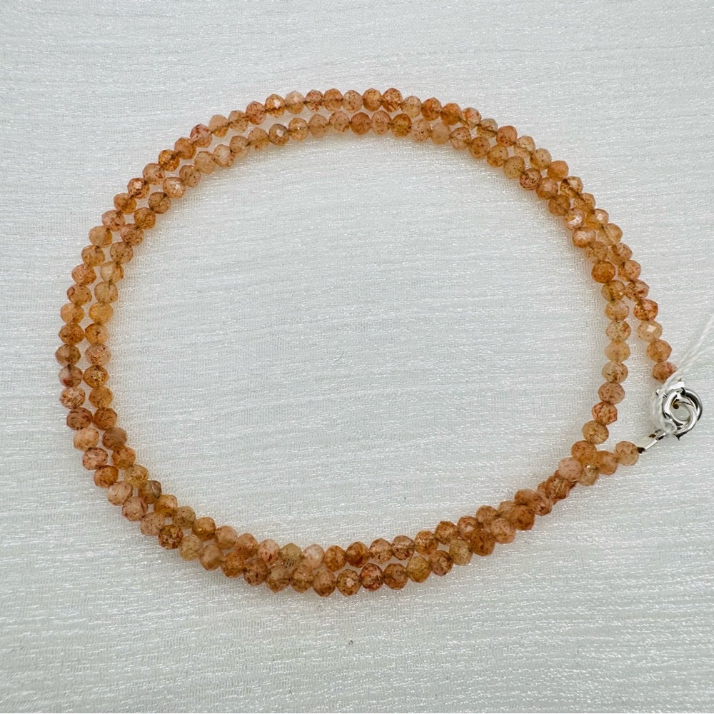 Sunstone Beaded Necklace