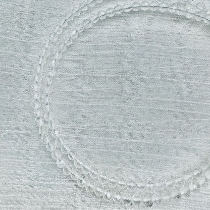 Clear Quartz Beaded Gemstone Necklace