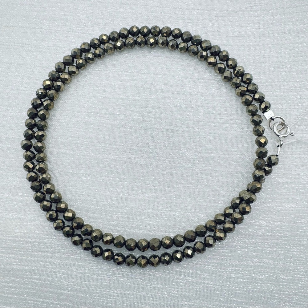 Pyrite Gemstone Necklace