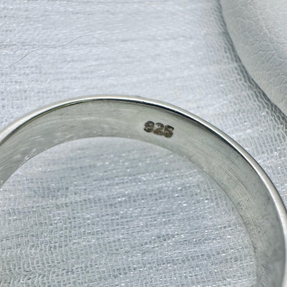 S925 Aqua Kyanite Oval Ring