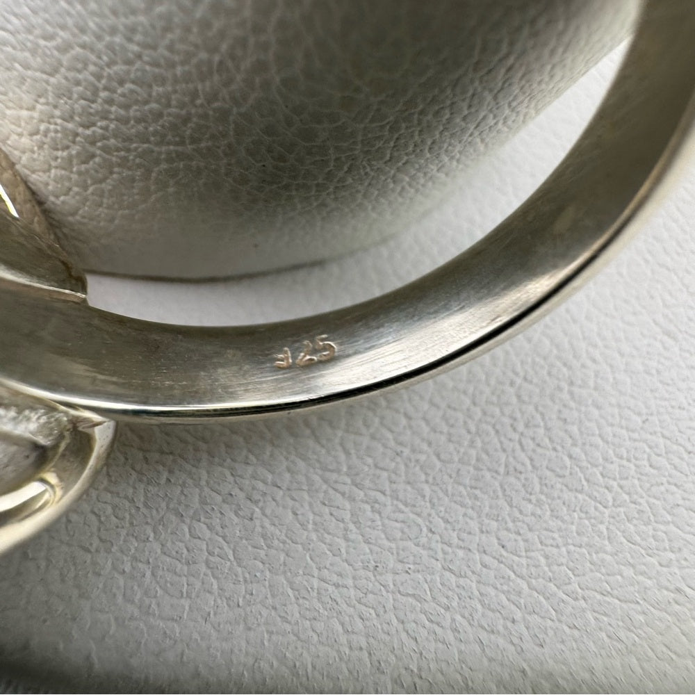 S925 Herkimer Crystal Ring