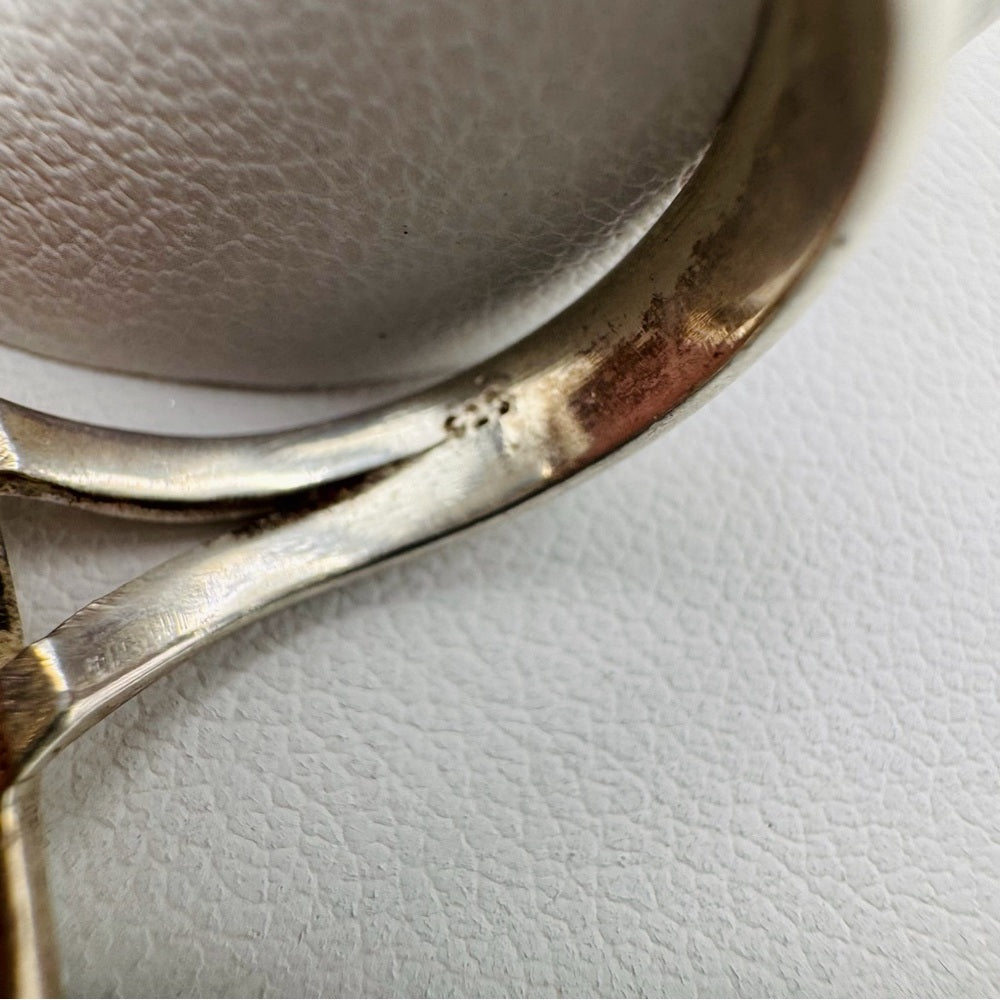 S925 Peruvian Opal Rectangle Ring