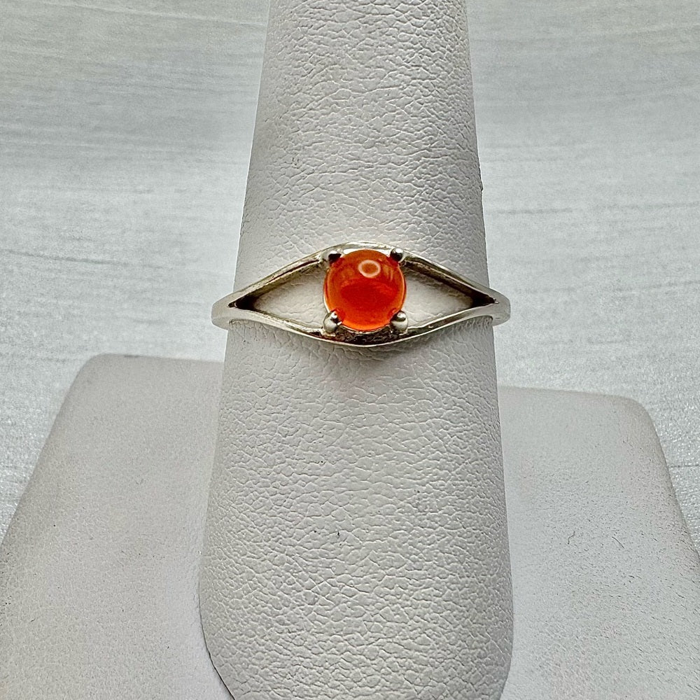 Round Carnelian Ring