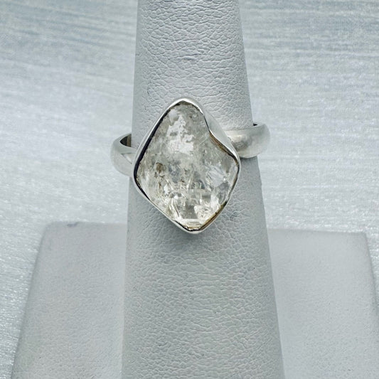 S925 Herkimer Crystal Ring