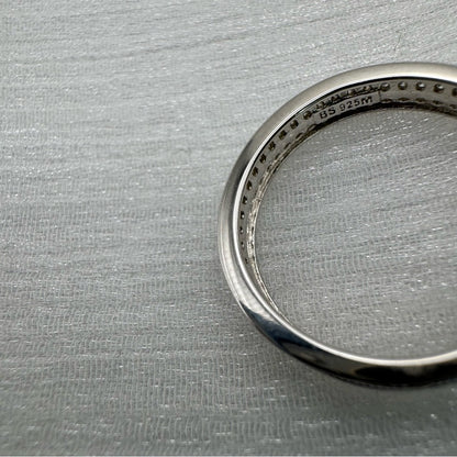 .5 CT Moissanite Diamond Double Pavé Band