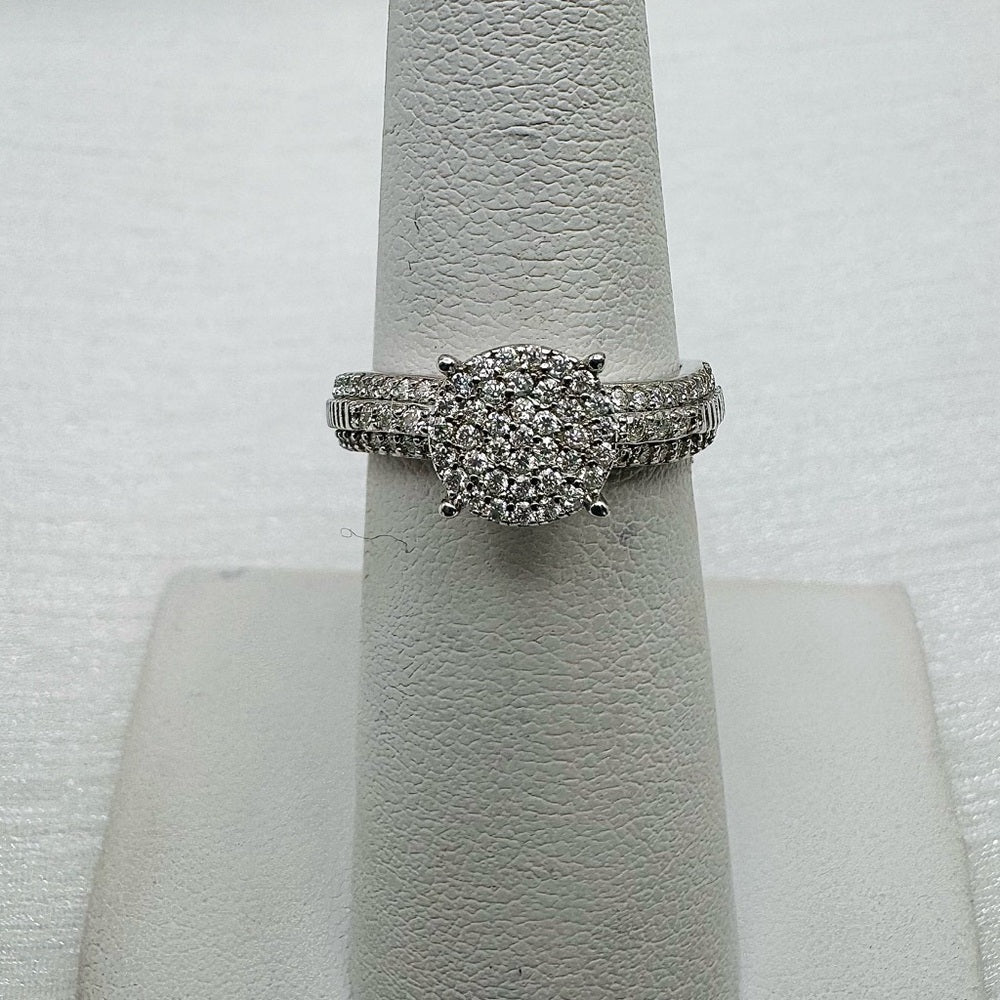 .25 CT Moissanite Diamond Circle & Pavé Band